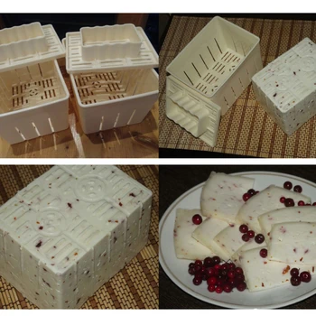 DIY Plastmasas Tofu Nospiediet Pelējuma Mājās Tofu Pelējuma Sojas Sieru Tofu Pieņemšanas Pelējuma Virtuves Gatavošanas Instrumentu Presformas Ar Sieru Virtuve
