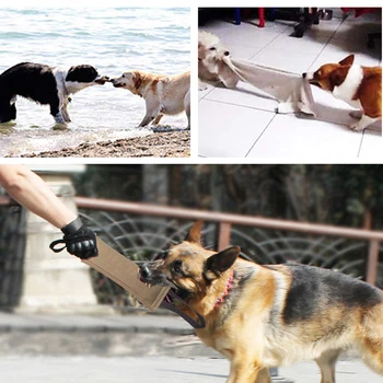 Dog Bite Evakuatora Rotaļlieta Suns Evakuatora Rotaļlietas Kucēnu Apmācības Interaktīvā Rotaļlieta Ar Diviem Rokturiem, Lai Vidēji Lieli Suņi, Bite Izturīgs