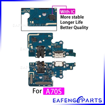 Doka Savienotājs Mikro USB A10S A20S Lādētāja Ports Flex Kabelis Mikrofona A30S A50S Uzlādes Valdes Samsung A40S A70S