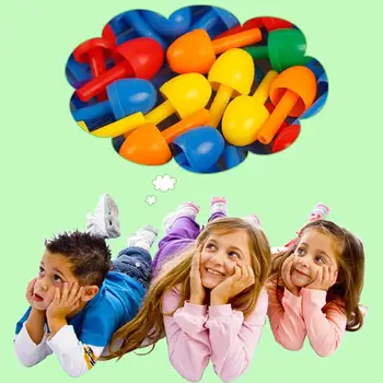 Doki Radošo 296 Sēņu Nagu Rotaļlietas Cīnās Valdes Kombinācija 3-7 Gadus Nagu Bērnudārza Veco Puzzle Bērniem Gudrs
