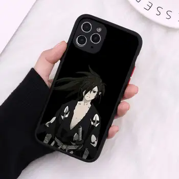Dororo hyakkimaru anime Telefonu Gadījumos Matēts Caurspīdīgs iPhone 7 8 11 12 s mini pro X XS XR MAX Plus segtu būtiska