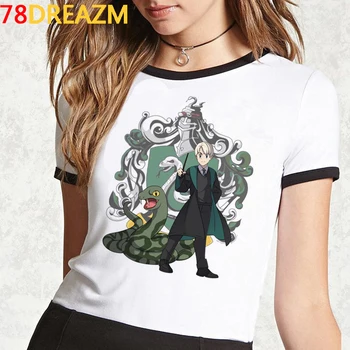 Draco Malfoy t krekls top lakrosa sieviešu harajuku kawaii estētisko japāņu 2021 t krekls, t-krekls ulzzang