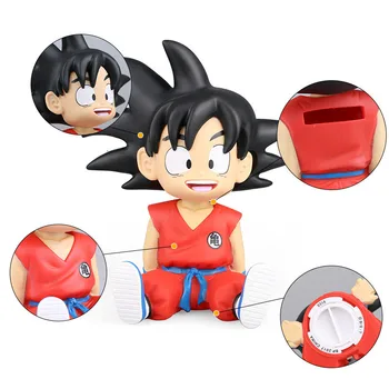 Dragon Ball Z Goku Cūciņa Bankas Naudas Kaste Goku Kuririn Attēls Taupīšanas Monētu Kaste Taupīšanas Pot Collcetion Modelis Rotaļlietas