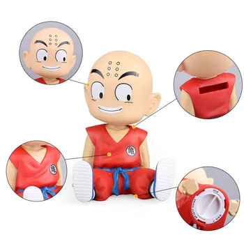 Dragon Ball Z Goku Cūciņa Bankas Naudas Kaste Goku Kuririn Attēls Taupīšanas Monētu Kaste Taupīšanas Pot Collcetion Modelis Rotaļlietas