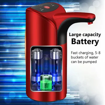 Dual Režīms Automātiskā Sasist Ūdens Pudeli Elektrības, Dzeramā Ūdens Sūknis Dozatoru Pārnēsājamu USB Maksas Pudeli Ūdens Sūknis