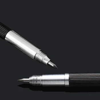 Dubultā Volframa Karbīda Scribing Pildspalvu, kas Noslēdzās Marķieri, pildspalvas Volframa Karbīda Scribing Pildspalvas Uzgali, Tērauda Scriber