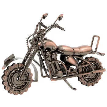 Dzelzs Liels Motocikls, Kas Izveidota Iekšējā Apdare, Rotājumi Radošo Mūsdienu Dekorēšana Home Art Amatniecības Nomirst