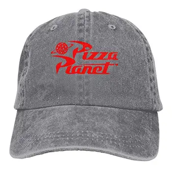 Džinsa Klp Pizza Planet Beisbola Tētis Klp Klasisks Regulējams Gadījuma Sporta Vīriešiem Sieviešu Cepures