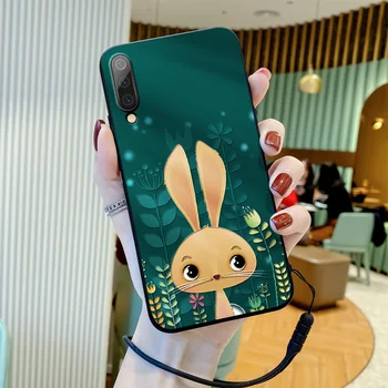 Džungļu Zaķis Phone Gadījumā Xiaomi Mi SE 9 / 9 Pro / 9 Lite / Piezīme 10 trīsdimensiju reljefa Gudrs silikagela aizsardzības gadījumā