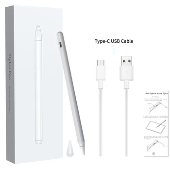 EAOR 4th-Gen Smart Pen Irbuli Aktīvo Capacitive Pildspalva Apple Zīmuli iPad Pro iPad Gaisa Mini Anti-mistouch Planšetdatora Pildspalvu velce