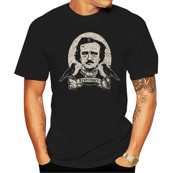Edgar Allan Poe T Krekls Nekad Allen Ravens Šausmu Rakstnieks Baltimore T Krekls Augstākās Kvalitātes Tee Krekls