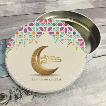 Eid Mubarak Ramadāna Dāvanu Islāma Apdare Cepumu Kūka Līst Skārda Kastē, lai Viesi vai jūsu Īpašiem Notikumiem