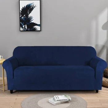 Elastīga Sofa Cover Ūdensizturīgs tīrtoņa Krāsu Augstu Stiept Slipcover Viss iekļauts Elastīgs Dīvāna Pārsegs Dīvānu Pārvalki Dzīvojamā Istaba