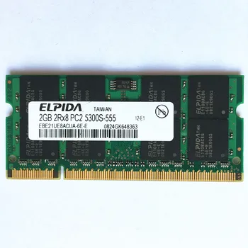 ELPIDA DDR2 RAMS 2GB 800MHZ 2GB 667MHZ ddr2 Klēpjdatoru atmiņa 2GB 2RX8 PC2-6400S 5300S ddr2 2gb 667 ram