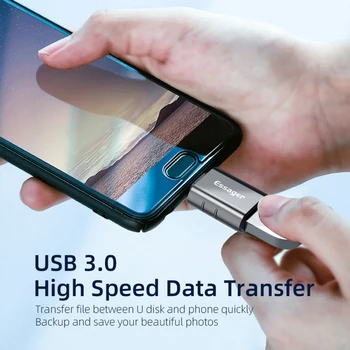 Essager USB Type C OTG Adapteri USB 3.0 USB C Vīriešu Pārveidotājs Samsung S20 Xiaomi Mi 9 10 USB-C sievišķais Savienotājs Vairumtirdzniecība