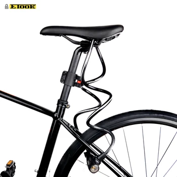 ETOOK Bike Lock 1,5 m Tērauda Stieples Anti Theft Velosipēdu Cable Lock Drošības MTB Ceļa Motociklu, Velosipēdu Aprīkojums Universl
