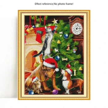Evershine Dimanta Glezna Ziemassvētku Eglīte 5D DIY Pilnu Kvadrātveida Urbt Izšuvumu Pārdošana Rhinestone Attēlu Ziemassvētku Mājas Apdare
