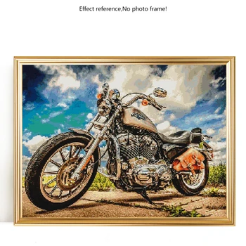 Evershine Dimanta Izšuvumi Motociklu DIY 5D Mozaīkas Krāsošana Rokdarbi Cross Stitch Pilnu Kvadrātveida Urbt Mājas Apdare