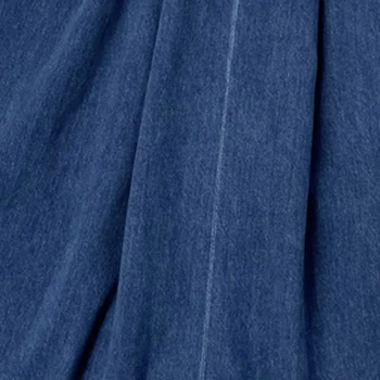 Faldas Augsta Vidukļa Svārki Largas Sieviešu Jupe Longue Femme Džinsa korejas Modes Vasaras Šūpoles Vienkāršība Kabatas Gadījuma All-Saskaņot