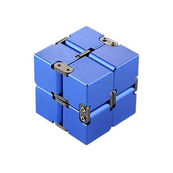 Fidget Rotaļlietas Antistresa Bezgalīgs Cube Burvju Dekompresijas Bezgalīgs Magic Cube Alumīnija Sakausējuma Dekompresijas Rotaļlietas Izglītojošās Rotaļlietas