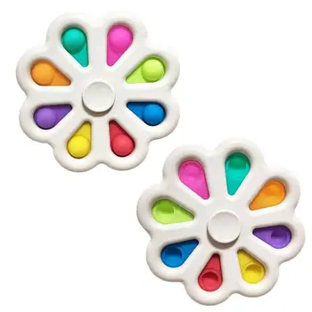 Fidget Vienkārši Dimple Burbulis Rotaļlietas Stress Atvieglojums Izspiest Plīša Squishy Bumbu Plāksnes Izglītības Anti-stresa Dāvanas Pieaugušo Bērnu