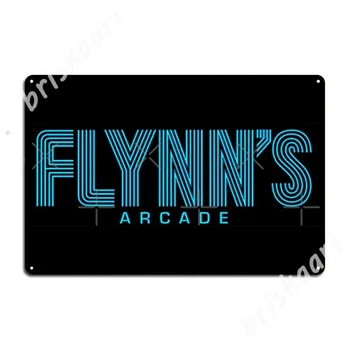 Flynn s Arcade Metāla Zīmes Kino Garāža Dzīvojamā Istaba Classic Sienas Dekoru, Skārda zīme Plakāti