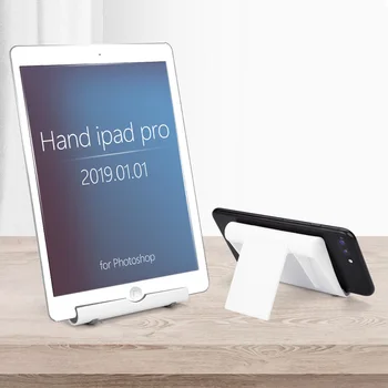 FONKEN Tālruņa Turētājs Salokāms Statīvs Galda Tablete Mount Pārnēsājamo TV Tālruni Turētājs Xiaomi Samsung Iphone Turētājs Slinks Turētājs
