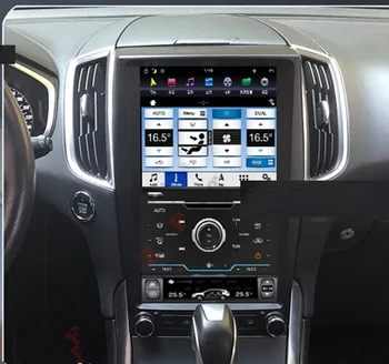 Ford Edge 2016 2017 2018 2019 Auto Multimedia Player Tesla Ekrāna Android PX6 Radio Audio Stereo Autoradio GPS Galvas Vienības