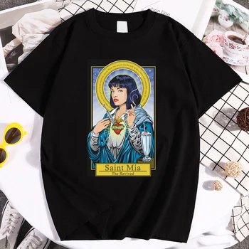 Freddie Mercury Fantastikas Saint Mia Saint Jules t krekls Katolicisms Sieviešu apģērbu Celulozes Sieviešu ikdienas Harajuku vīriešu Tee Krekls