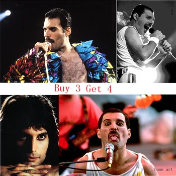 Freddie Mercury Plakātu Skaidru Attēlu Sienas Uzlīmes, Home Apdare, Augstas Kvalitātes Izdrukas Balts Krītots Papīrs mājas mākslas Zīmols