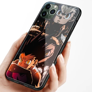 Freecss Gon Hunter x Hunter Anime vāciņš iPhone SE 6s 7 8 x xr xs 11 pro max Samsung s piezīme 10 20 plus stikla telefonu gadījumā shell