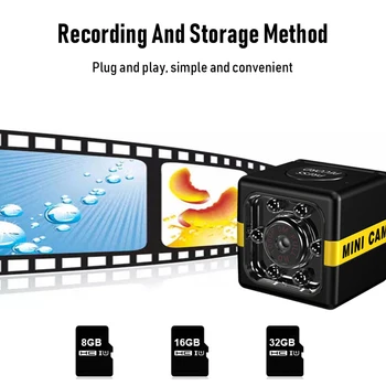 FX01 Mini Kameras 1080P HD Kustības detektors Nakts Redzamības Drošības Uzraudzības DVR Mikro Kameru Video Ieraksti Sporta DV Videokamera