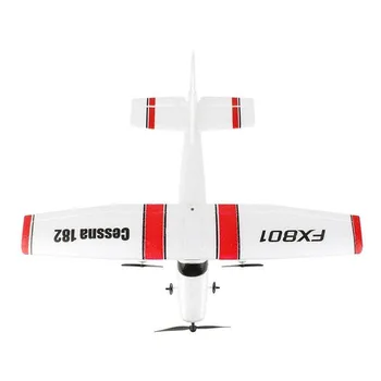 FX801 RC Lidmašīnas Reču Kontroles Lidmašīnu Rotaļlietas Cessna 182 Lidaparātiem 2.4 GHz Lidojumu Izturīgs 2CH Āra Rotaļlietas RC Iesācējs Bērniem L5I9