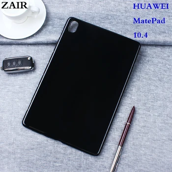 Gadījumā, Huawei MatePad 10.4 BAH3-W09 Bendable Mīksta Silikona TPU Aizsardzības Triecienizturīgs Tablete Vāks Huawei 10.4