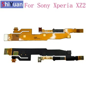 Galvenais Mikrofons Valdes Flex Kabelis Sony Xperia XZ2 H8266 H8216 H8296 H8276 Antenas Signāla Pieslēgvieta Rezerves Daļas