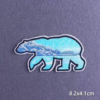Geju Karoga Ielāpus Apģērbu Aplikācijas Svītras Jurassic Park Izšūti Plāksteri Uz Apģērba DIY Karikatūra, Kosmosa NLO Vēstuli Plāksteris