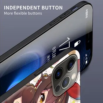 Genshin Ietekmi Silikona Tālrunis Lietā Par iPhone 12 Mini 11 Pro SE 2020 X XS Max XR 7 8 6 6S Plus Soft Aizmugurējo Vāciņu Coque Fundas Capa