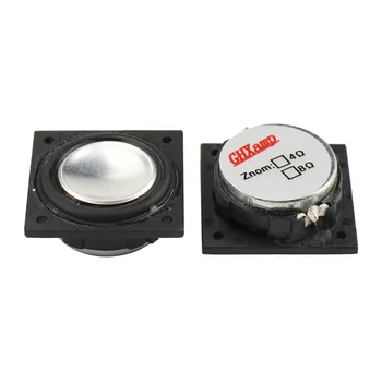 GHXAMP 28mm*28mm Laukumā Pilna diapazona skaļrunis 1 inch neodīma 16 core stereo skaļrunis PU pusē 4OHM 2W 2gab
