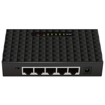 Gigabit Ethernet Tīkla Slēdzi, 5-Port Desktop Switch Fast Ethernet Tīkla Slēdzi, Rumbas RJ45 Ethernet un Komutācijas Mezgls Šunta