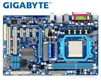 Gigabyte GA-770T-D3L sākotnējā desktop mātesplatē, lai DDR3 AMD Socket AM3 770T-D3L IZMANTOT mainbaord personālo DATORU pārdošanas