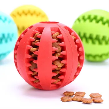 Globbles Suņu Rotaļlietas, Suņu Aksesuāri Anti-uzsver Suņiem Pakārtotā Sakost Rotaļlieta Zobu Clean Ball Pārtikas Gumijas Suņu preces