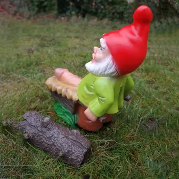Gnome Skaistu Dīvaina Skulptūra Rūķis Dārza Dekorēšana Rūķu Mājas iekštelpu āra dārza rūķu sveķu rotājumi