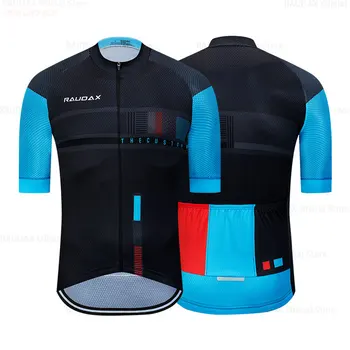 Gobifful Riteņbraukšana jersey ir 2021. elpojošs velosipēdu apģērbu Ciclismo vīriešu vasaras ātrās žāvēšanas velosipēdu valkāt apģērbu triatlona sporta krekls