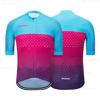 Gobifful Riteņbraukšana jersey ir 2021. elpojošs velosipēdu apģērbu Ciclismo vīriešu vasaras ātrās žāvēšanas velosipēdu valkāt apģērbu triatlona sporta krekls