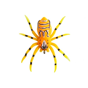 Goture 1gb Spider Mīkstās Ēsmas 7cm 6g Silikona Ēsmas Mākslīgā Softbait Lures Weedless Zvejas Vilinājums, ar Reālistisku Dizains