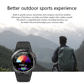 GPS pozicionēšanas āra laika apstākļiem augstums kompass, Ūdensizturīgs smart Sports Watch