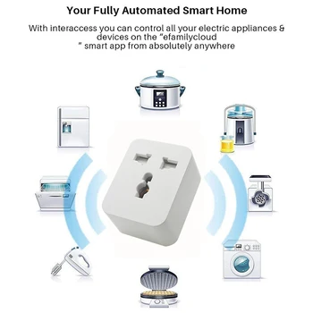 Grafiti Wifi Smart Pieslēgvietu, Bluetooth Laika Konversijas Smart Ligzda Balss Kontroles 10A 15A Slēdzis Spraudni Ar Alexa, Google Home
