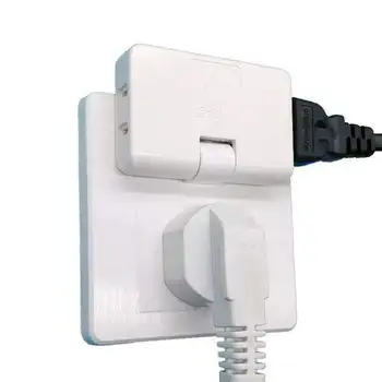 Grozāms Rozetes Pārveidotājs Viens no Trim 180 Grādu Pagarināšanu Plug Multi plug Mini Slim Bezvadu Adapteri Kontaktligzdai Gaismas Ērta
