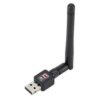 Grwibeou USB 2.0 150Mbps WiFi Bezvadu Tīkla Karte, 802.11 b/g/n LAN Adapteris ar 2db Antenu Klēpjdatoru, Mini Wifi Dongl