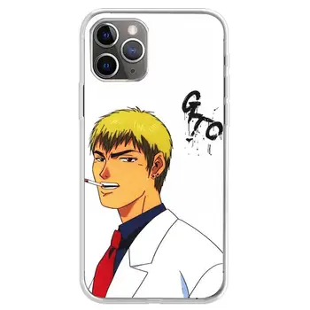 GTO Great Teacher Onizuka Telefonu Gadījumā Pārredzama Iphone 11 12 Pro Max Xr X Mini 7 8 PLUS Coque Vāciņu